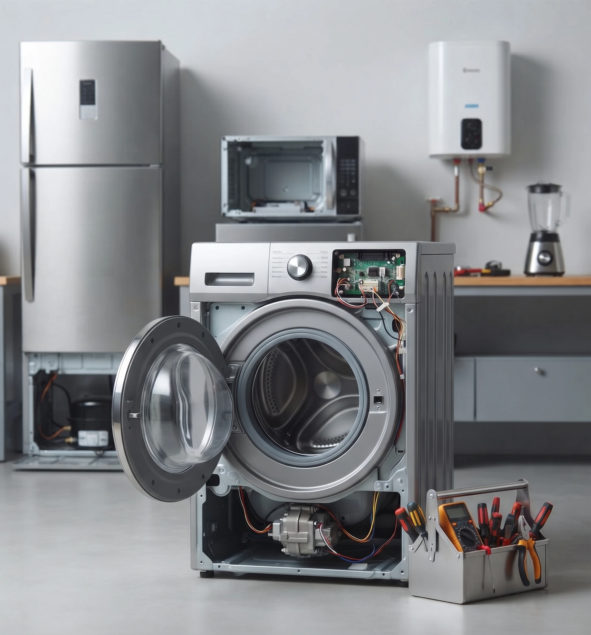 Apni Chhat technician repairing a home appliance in Islamabad