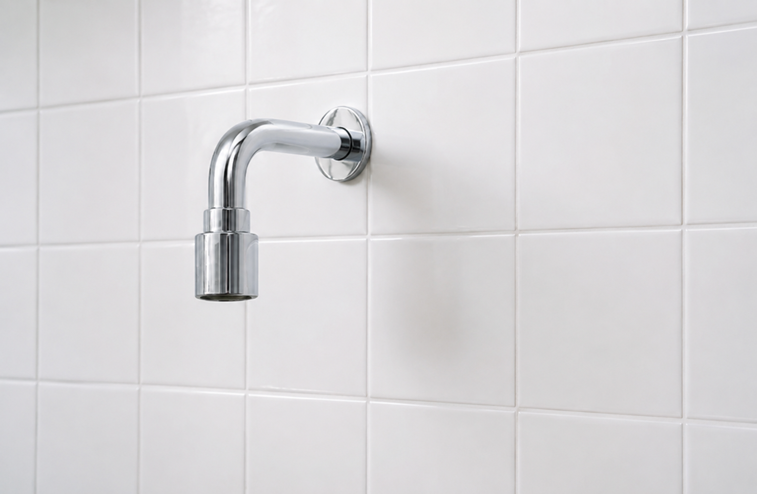 The same bathroom after a deep clean by Apni Chhat, grout and fittings restored