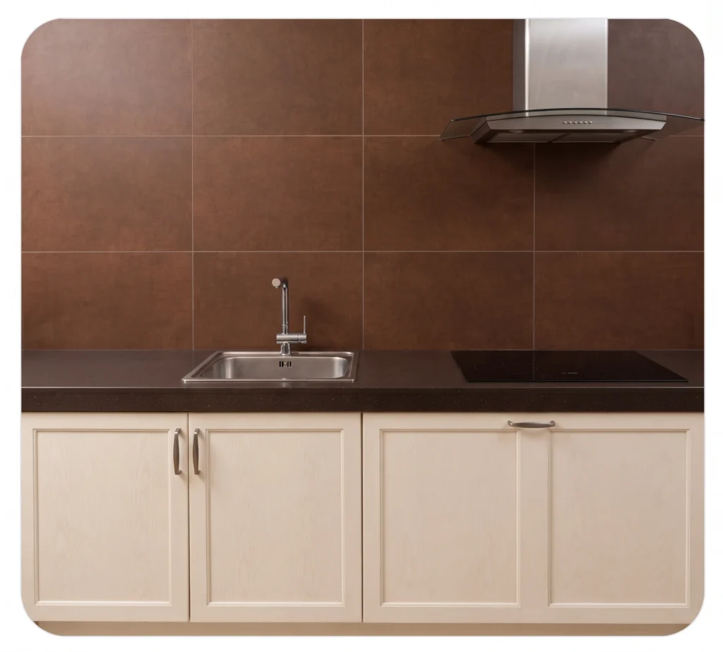 Kitchen renovation with new units and worktop in Islamabad
