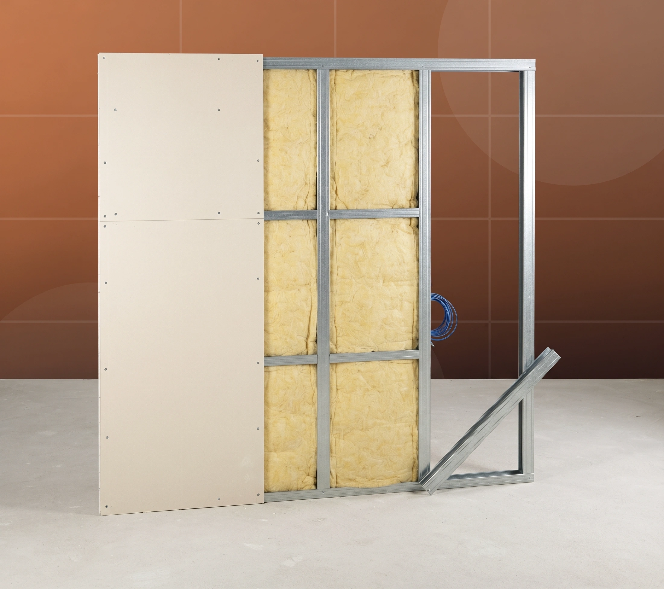 Block partition and masonry work being built in an Islamabad property