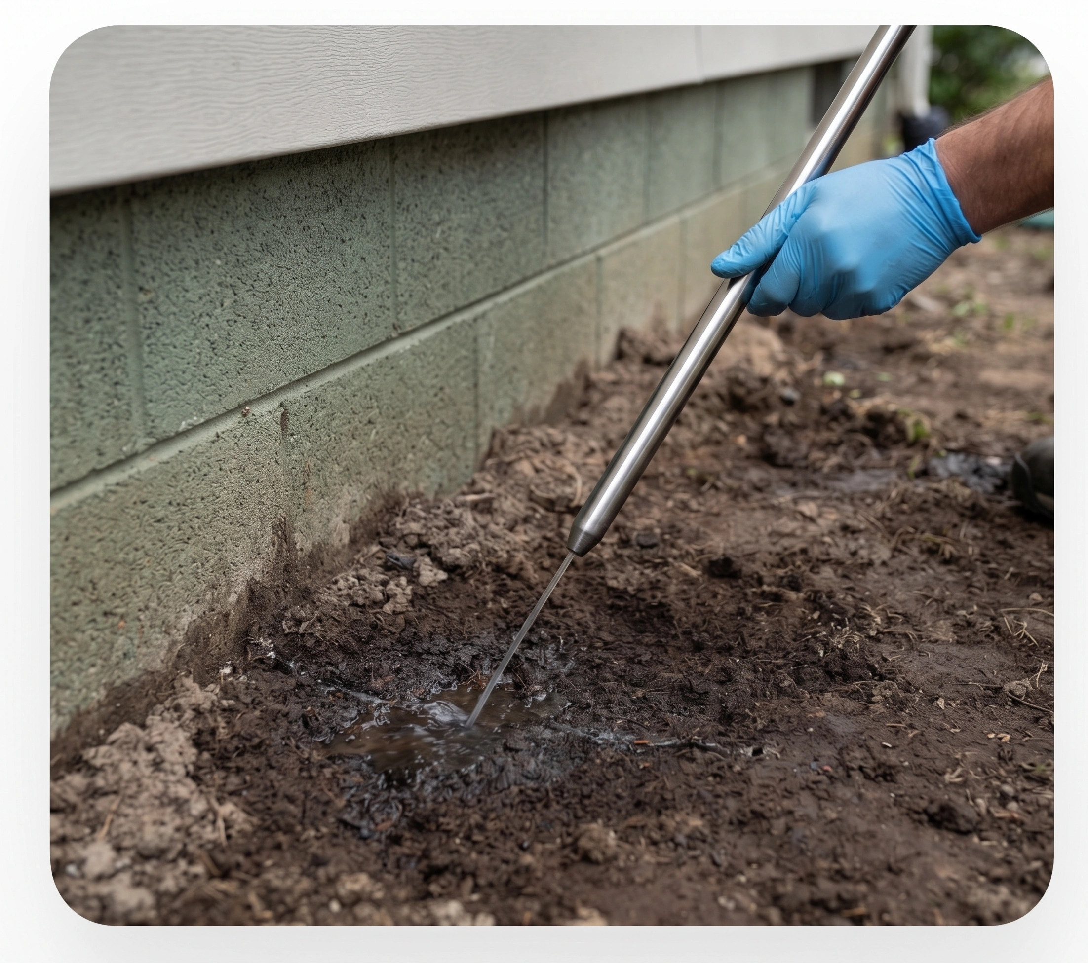 Termite soil treatment and drilled injection barrier in Islamabad